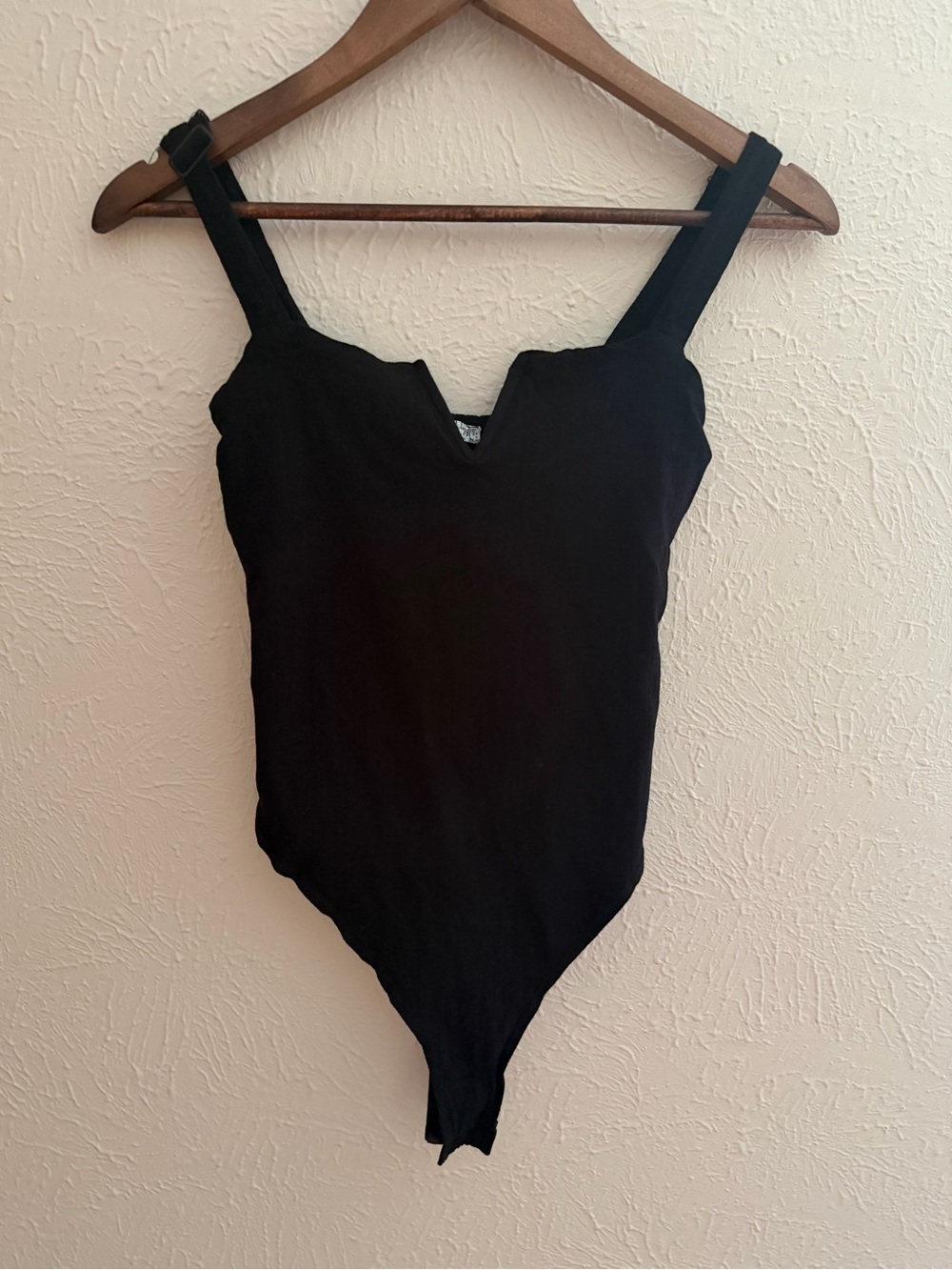 Intimately Free People Pippa Sleeveless Bodysuit – Black – Size Medium